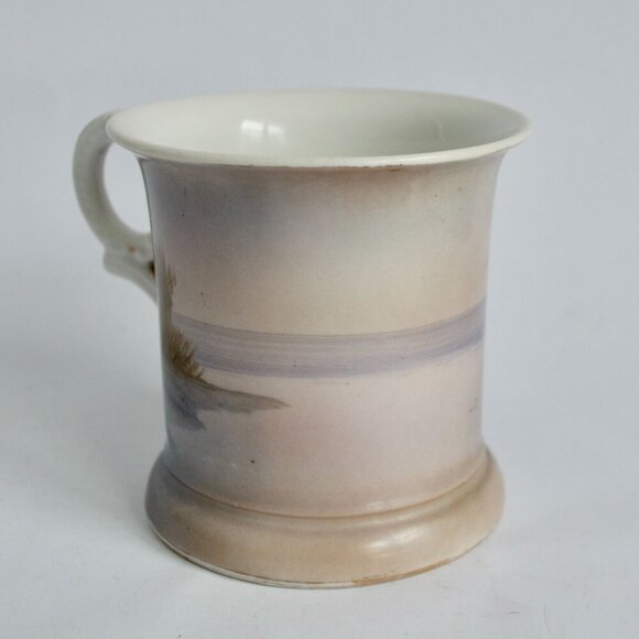 Noritake Handpainted Japan Morimura Cottage Scene Shaving Mug Vintage - Picture 3 of 7